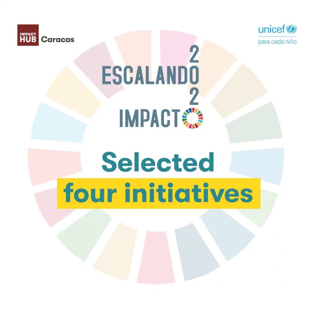 As a result of the Escalating Impact 2020 Program, implemented as part of UNICEF's Response Plan to COVID-19 in Venezuela, together with Impact Hub Caracas, four innovative solutions were selected to help mitigate the consequences of the coronavirus in the country.